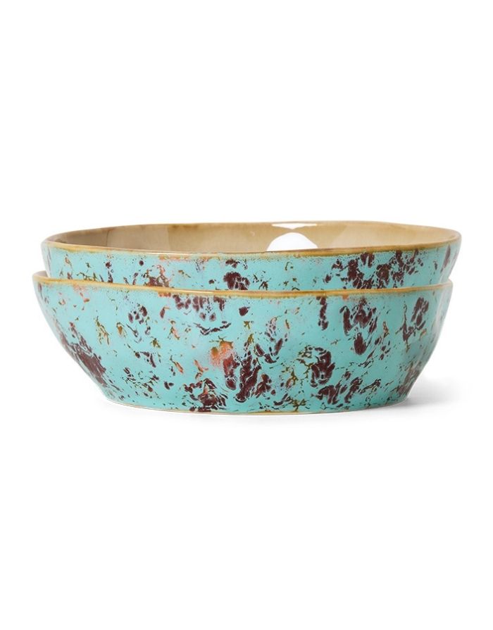 Pasta Bowl 70's Keramikschale I Patina