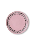 Teller Dessert Plate Bubble von Hkliving mit 17,5cm Duchmesser in Pink Schwarz