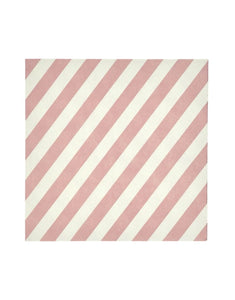 Servietten Coffee von Muurla, 25 x 25 cm, 3-lagig, FSC- und Rainforest-Alliance-zertifiziert, 20 Stück pro Packung, Checks & Stripes Design