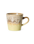 Mehrfarbiger HKliving 70s Ceramics Americano Mug aus glasiertem Steingut im charakteristischen Retro-Design