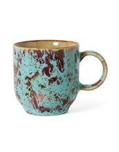 Laden Sie das Bild in den Galerie-Viewer, Café Becher 70&#39;s mit Henkel I Patina
