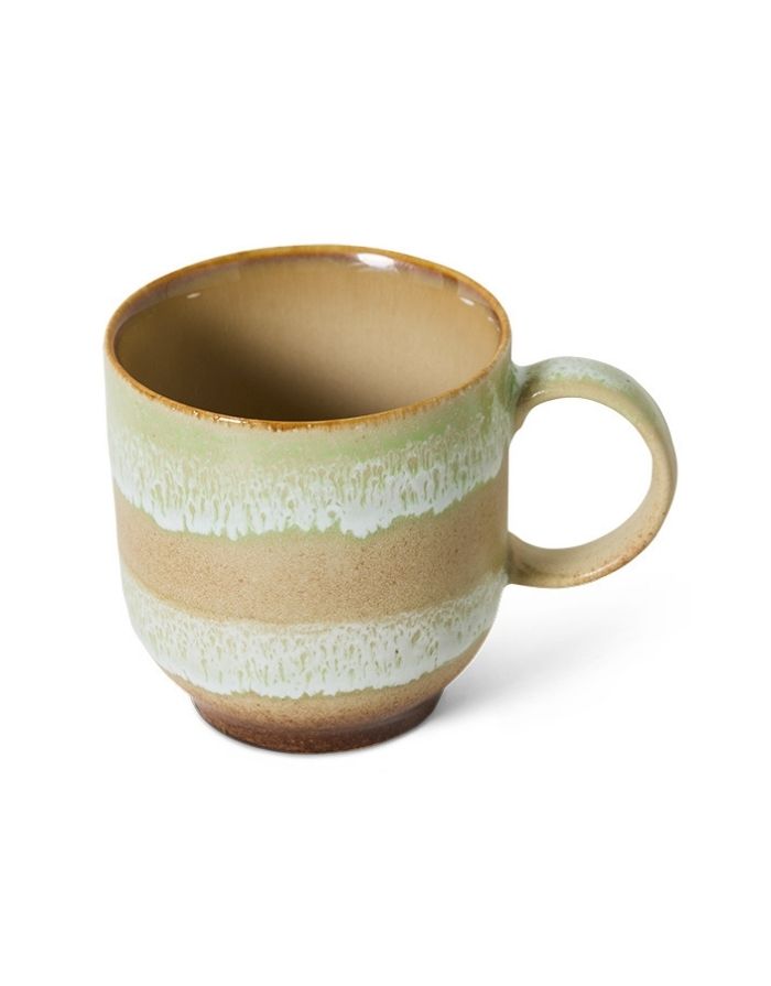 Café Becher 70's mit Henkel I Umber