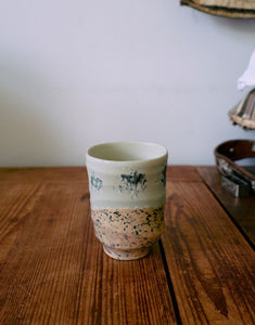 Artist Smooth Tasse Fused – handbemaltes Steinzeug, 7,2 x 7,2 x 9,2 cm