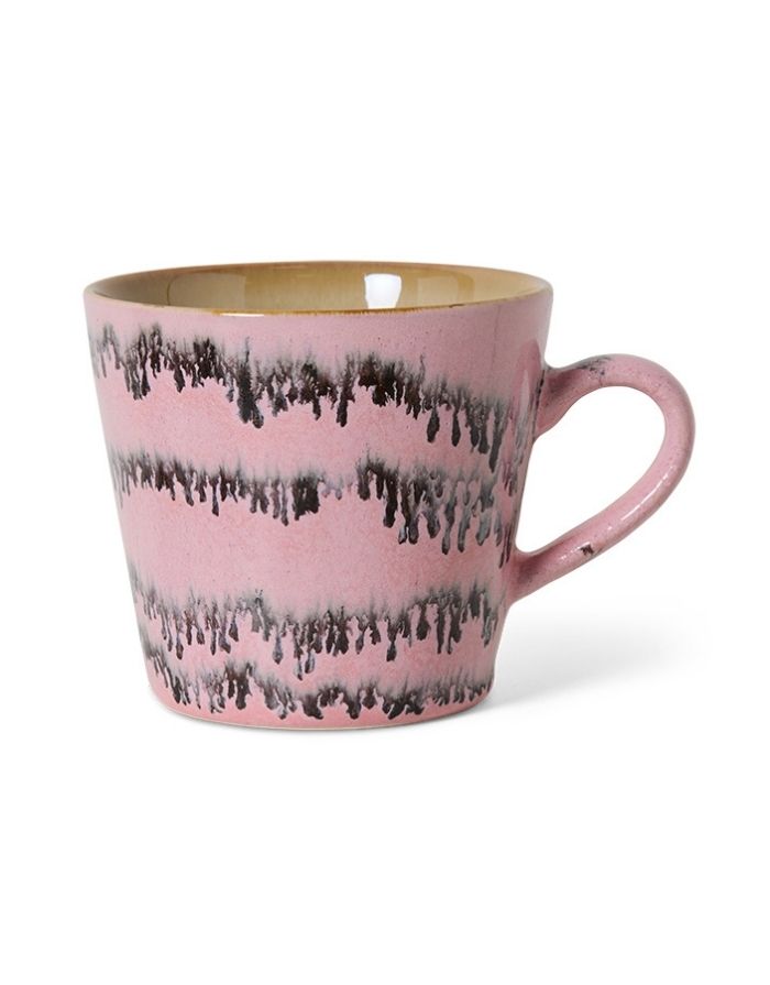 Cappuccino Becher 70's I Bubble