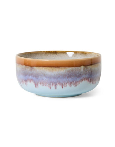 Unikat Dessert Schale Cove Ash aus der 70s Kollektion von hkliving mit Farbvariationen
