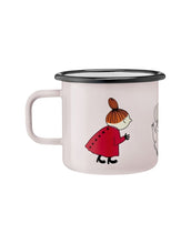 Laden Sie das Bild in den Galerie-Viewer,  Muurla Emaillebecher Retro Little My – robuster Emaillebecher mit Little-My-Design, 3,7 dl.

