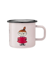 Laden Sie das Bild in den Galerie-Viewer,  Muurla Emaillebecher Retro Little My – robuster Emaillebecher mit Little-My-Design, 3,7 dl.
