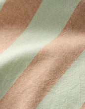 Laden Sie das Bild in den Galerie-Viewer, Geschirrtuch Linus Gestreift I Hellgrün/Hellbraun
