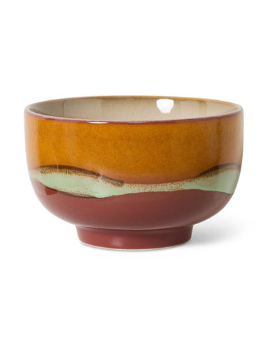 Noodle Schale Clay von hkliving – handgefertigte Steingut-Schale in Naturtönen, Ø 13,5 cm