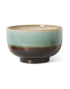 Noodle Schale Depths von hkliving – handgefertigte Steingut-Schale in tiefblauer Glasur, Ø 13,5 cm