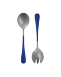 House Doctor Salatbesteck Serv Blau – 2-teiliges Set aus Edelstahl