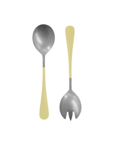House Doctor Salatbesteck Serv Gelb – 2-teiliges Set aus Edelstahl