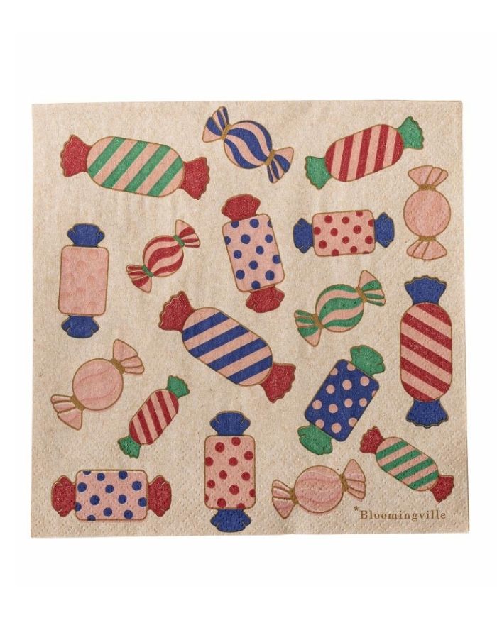 Serviette Caramella I Rose