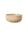 70s Ceramics Tapas Bowl Dunes mit organischer Glasur und künstlerischem Finish