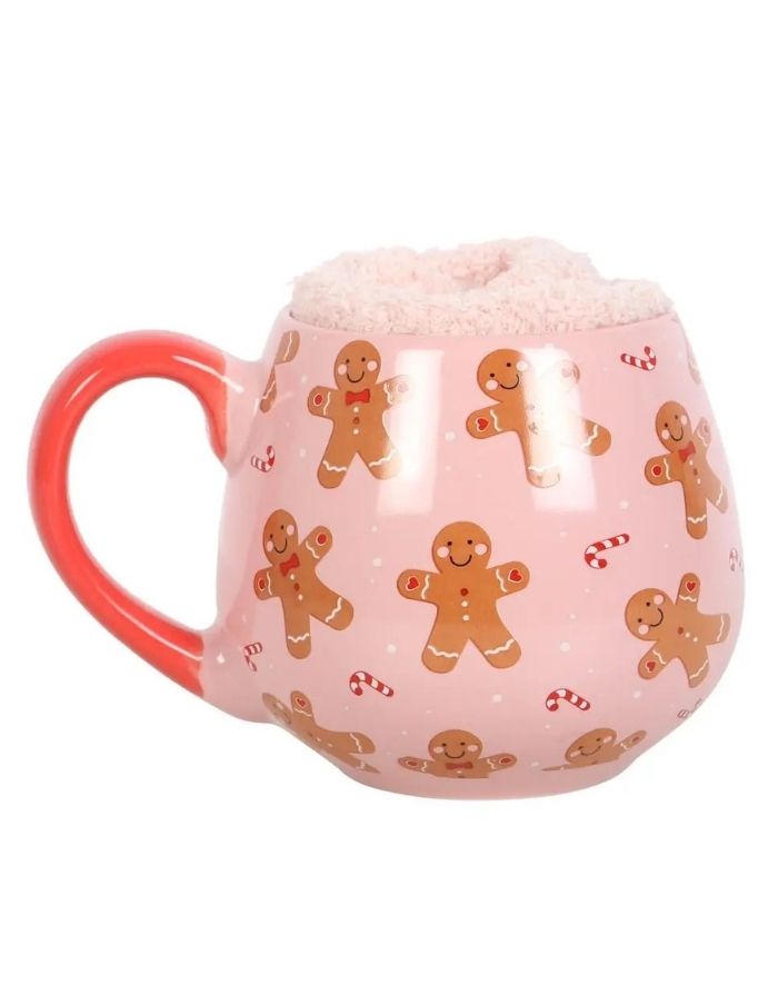 Tasse und Socken Set I Weihnachtslebkuchen