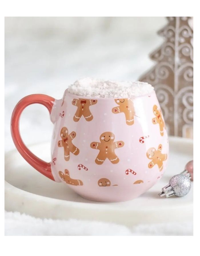 Tasse und Socken Set I Weihnachtslebkuchen