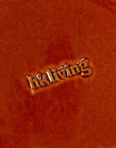 Teekanne Sunset von HKliving aus handglasiertem Steinzeug mit reaktiver Mehrfarb-Glasur im 70s-Stil, 11×17,5×18,5 cm – mikrowellen- und spülmaschinengeeignet.