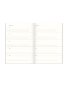 Journal One Line A Day I Lavender Stripes