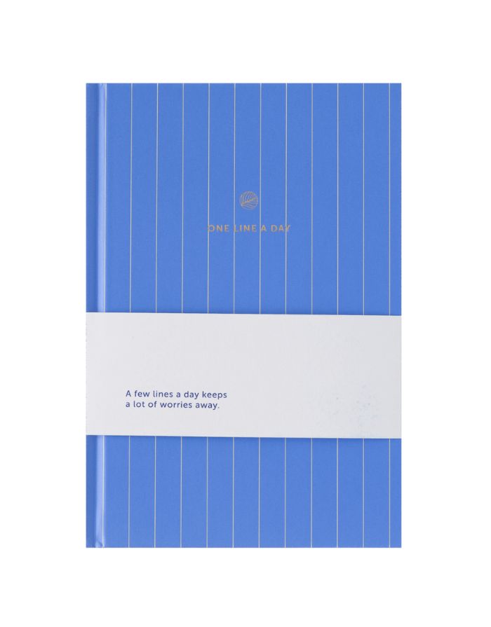 Journal One Line A Day I Lavender Stripes