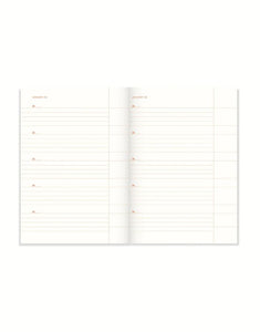 A-Journal One Line a Day Tagebuch in rosa kariertem Design, 5-Jahres-Journal, Hardcover 19x13 cm.