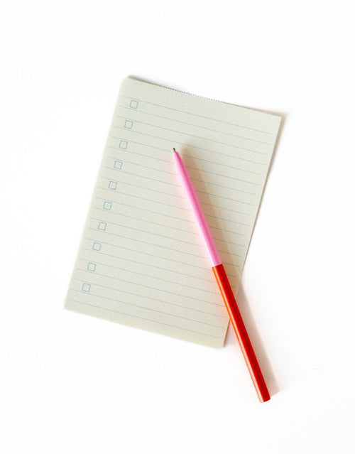 Kugelschreiber Pink Red von A-Journal in hochwertiger Geschenkbox für Notizen, Journaling und den Alltag auf Papier