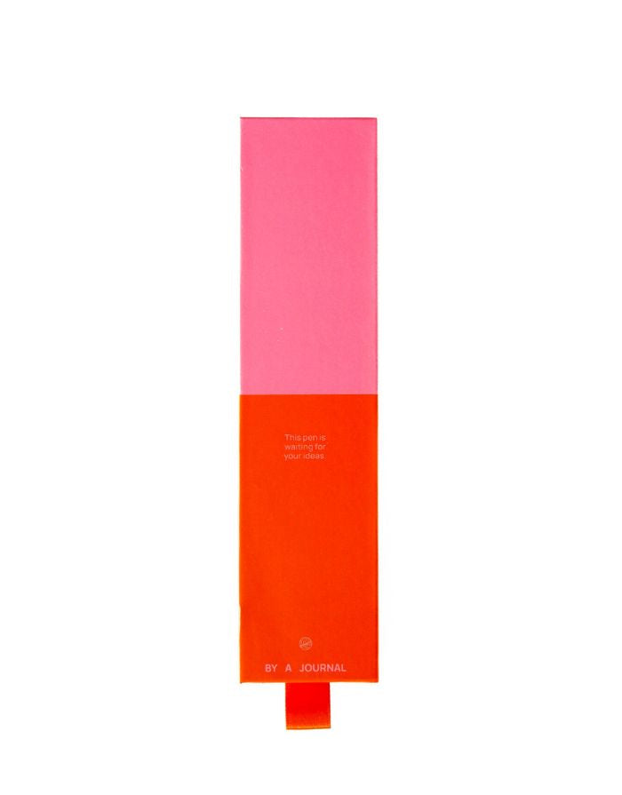 Kugelschreiber Pink Red von A-Journal in hochwertiger Geschenkbox für Notizen, Journaling und den Alltag Geschenkverpackung