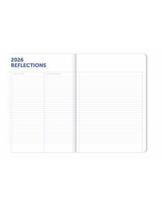 Kalender My Journal 2026 A4 Circle von A-Journal – großformatiger Hardcover-Planer mit minimalistischem Design, Wochen- und Monatsübersichten, Zeitspalten und Lesebändchen.