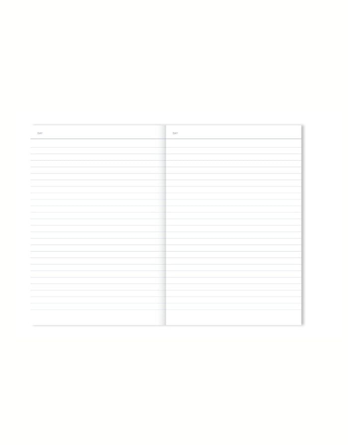 A-Journal Persönliches Tagebuch Stripes mit gestreiftem Einband, 19x13 cm, 0.8 cm dick.