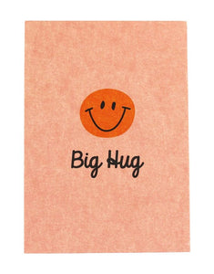 Postkarte I big hug - Smiley