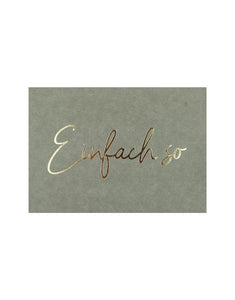 Postkarte I Einfach so