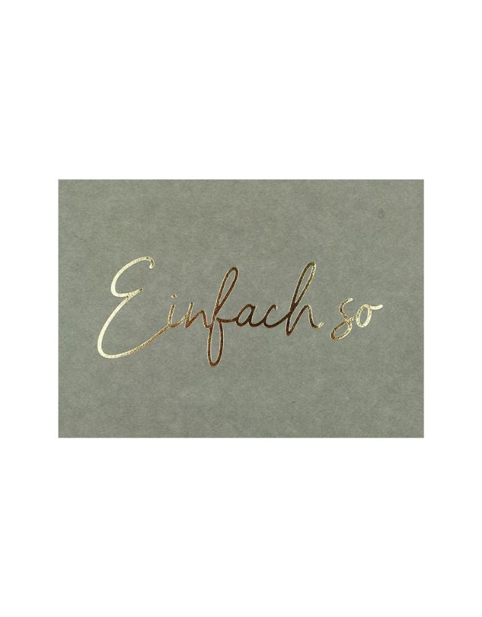 Postkarte I Einfach so