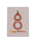 Postkarte I Geburtstag Zahl 8