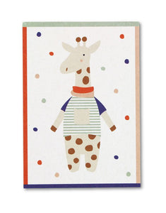 Postkarte I Giraffe