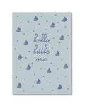 Postkarte I Hello Little One - blau