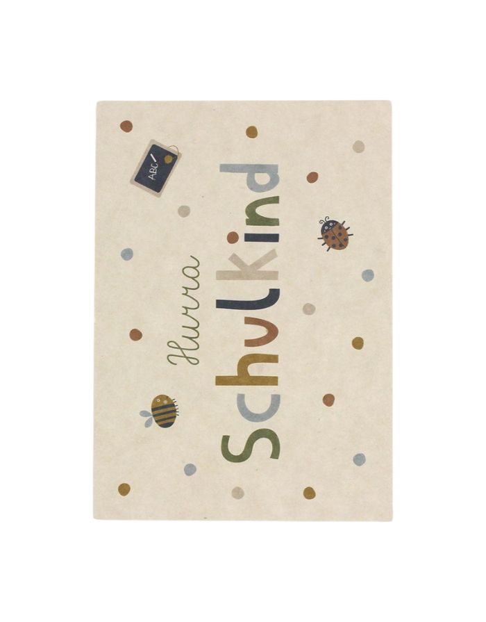 Postkarte I Hurra Schulkind
