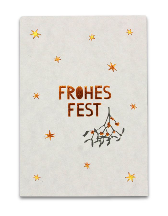 Postkarte I Mistelzweig