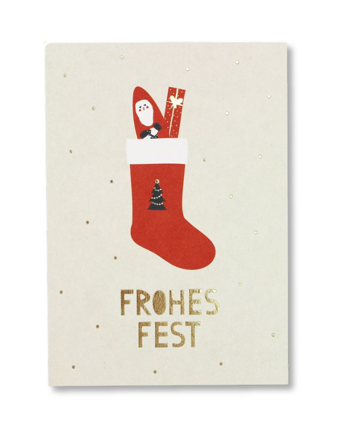 Postkarte I Nikolausstrumpf