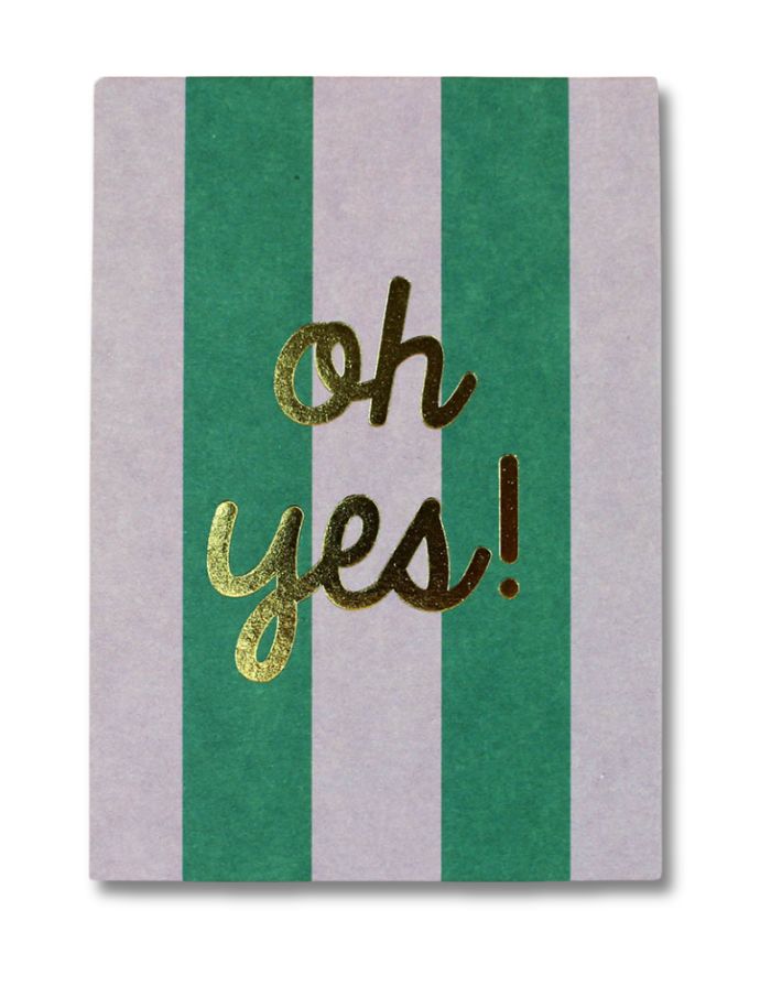 Postkarte I oh yes!