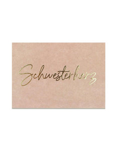 Postkarte I Schwesterherz