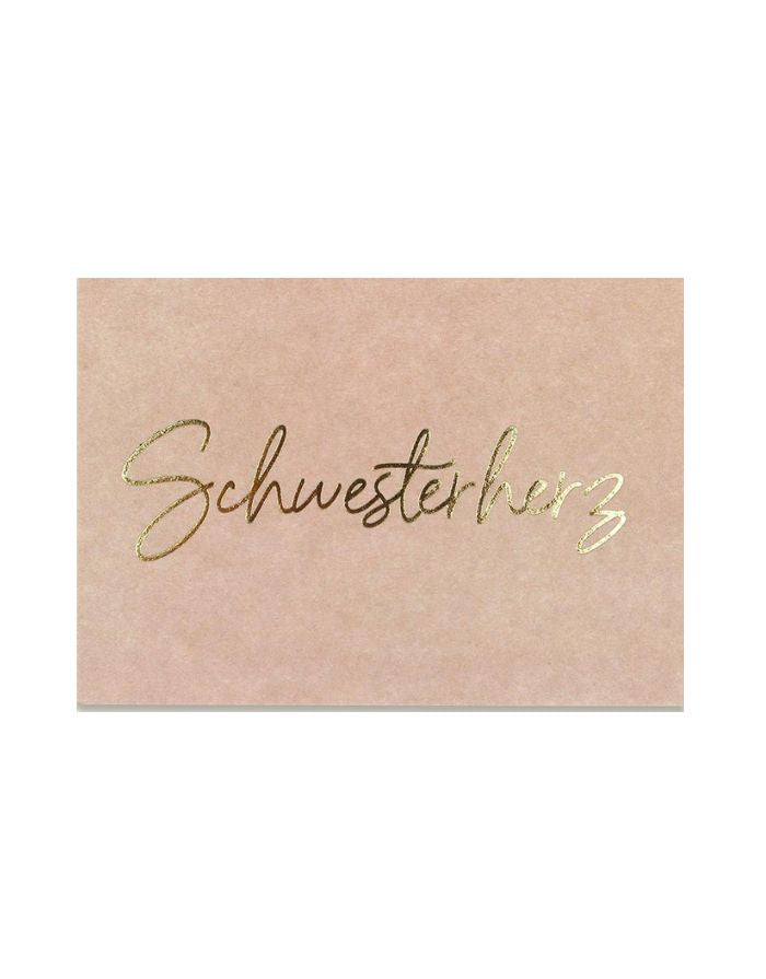 Postkarte I Schwesterherz