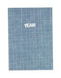 Postkarte I Yeah - Fäden Blau