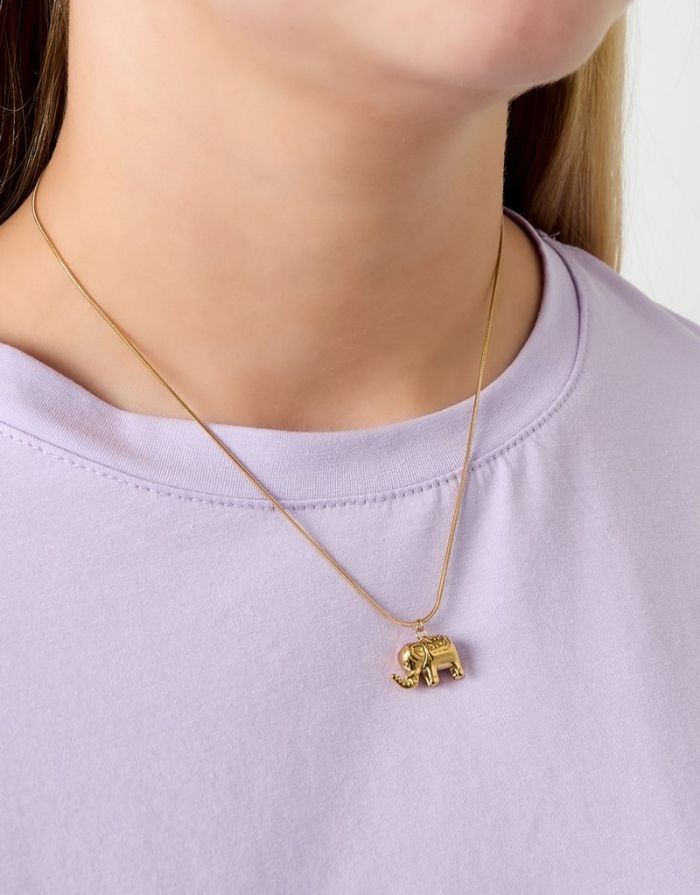 Kette Little Elephant I Gold
