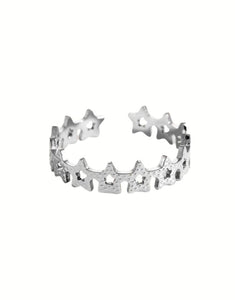 Ring Stars I Silber