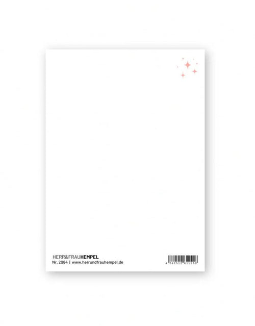 Postkarte von Herr und Frau Hempel aus hochwertiger Holzschliffpappe im DIN-A6-Format