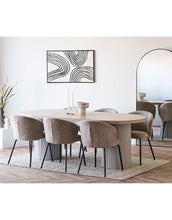 Laden Sie das Bild in den Galerie-Viewer, House Nordic Vase aus Zement in Brown/Beige mit marmorierter Struktur, ø 20,5 cm, Höhe 18,5 cm.
