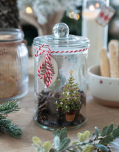 Laden Sie das Bild in den Galerie-Viewer, Glass Aufbewahrung von Det Gamle Apotek – dekoratives Aufbewahrungsglas aus glas in weiss.
