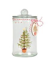 Laden Sie das Bild in den Galerie-Viewer, Glass Aufbewahrung von Det Gamle Apotek – dekoratives Aufbewahrungsglas aus glas in weiss.
