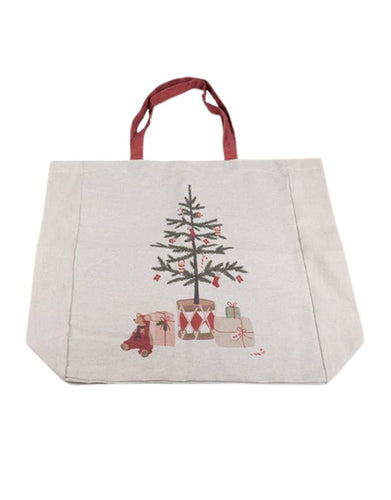 Baumwolltasche mit Trommler-Motiv von Det Gamle Apotek – Leinentasche für Weihnachten.