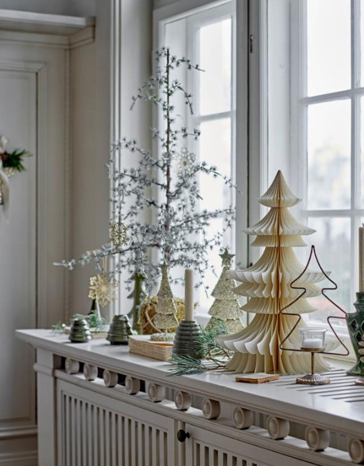 Papierbaum Milan Weiß – Bloomingville | Weihnachtsdeko