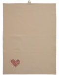 Geschirrtuch von Ib Laursen aus 100 % Baumwolle in der Größe 50 × 70 cm, saugfähig und strapazierfähig für den täglichen Gebrauch in der Küche.